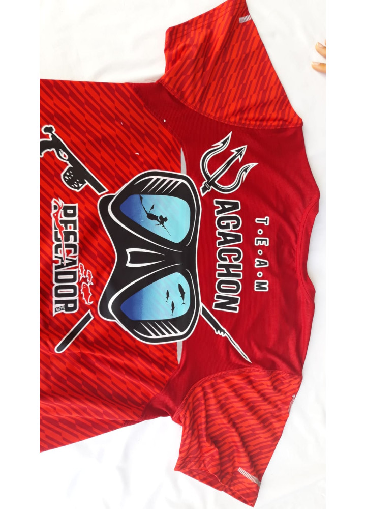 T SHIRT OFICIAL TEAM AGACHON PESCADOR