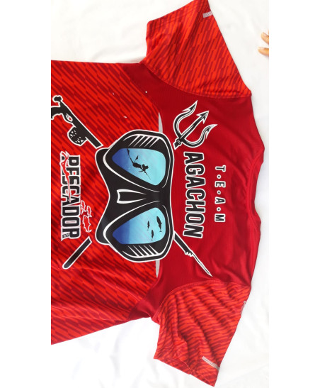 T SHIRT OFICIAL TEAM AGACHON PESCADOR