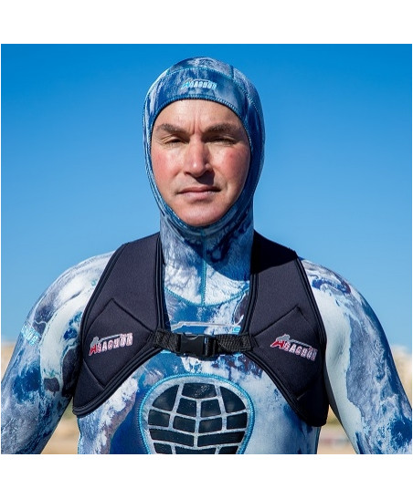 Colete Chumbo caça submarina Agachon Sub preto