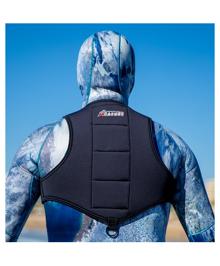 Colete Chumbo caça submarina Agachon Sub preto