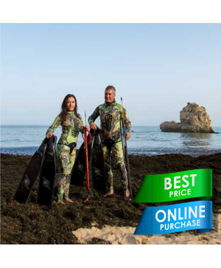 Wetsuit Lady 5mm Camu Green Pinguim