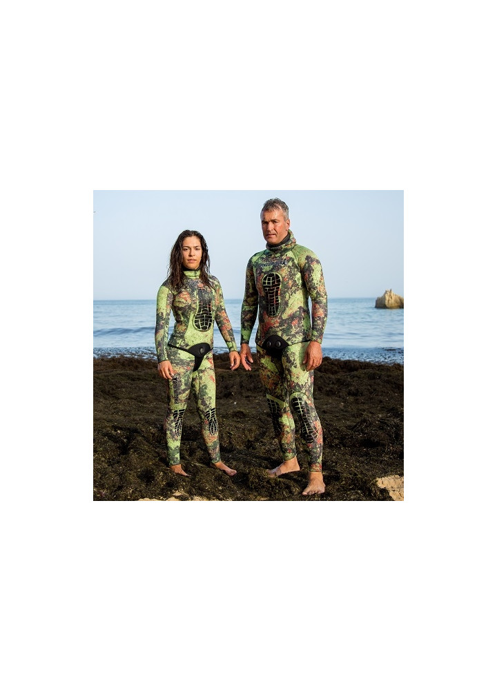 Wetsuit Lady 5mm Camu Green Pinguim
