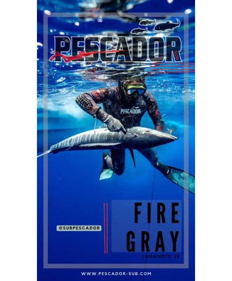 Wetsuit 7mm Fire Gray Yamamoto 39 Pescador