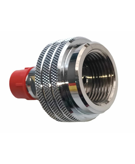 HELIUM ADAPTOR W 24.32X14 TO G1/4 MALE