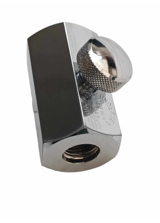 Adaptador Hexagon body with 2 G1/4 Outlets