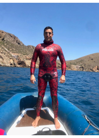 Fato 3mm Fire Red Yamamoto 39 Pescador