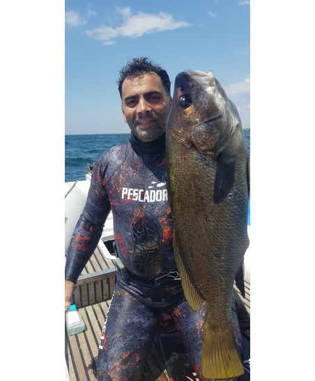 Wetsuit 7mm Fire Gray Yamamoto 39 Pescador